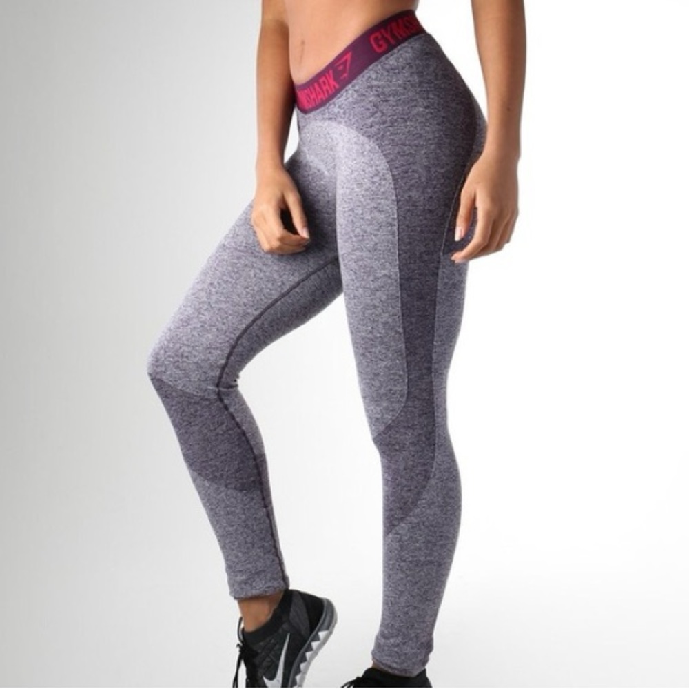 Purple/Gray Gymshark Flex Leggings